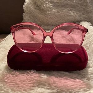 Pink Oversized Gucci 🕶